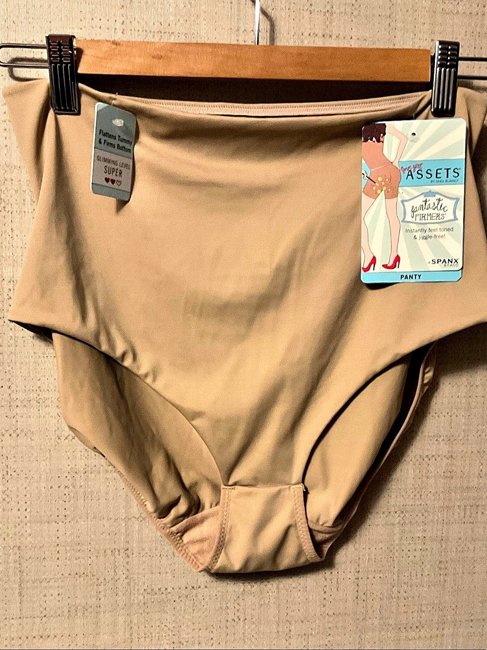 Spanx Love Your Assets Fantastic FIRMers Panty Shaping Panty in Brown 1X NWT